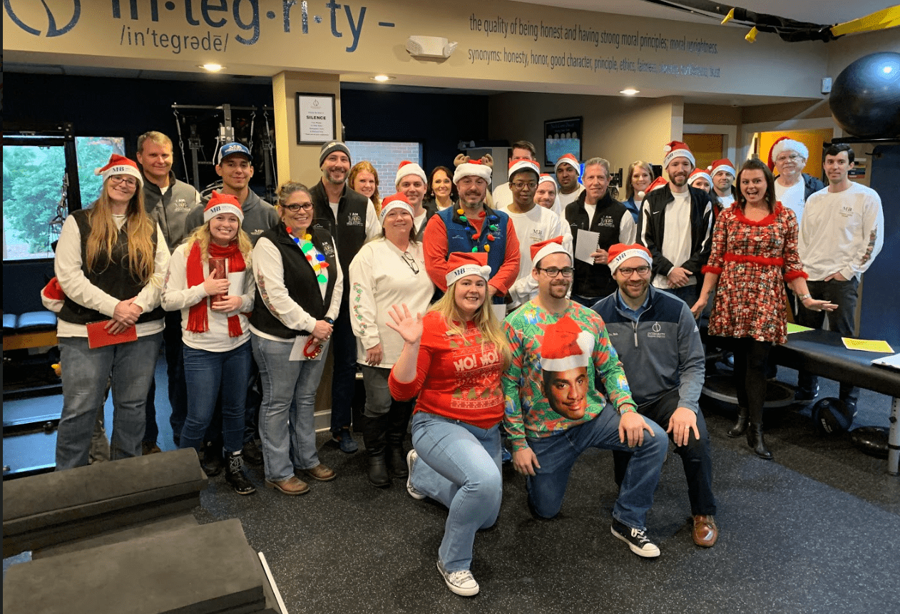 Team Michles & Booth Christmas Caroling 