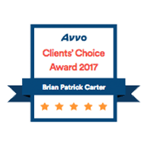 Avvo- Client's Choice Award - Brian Carter